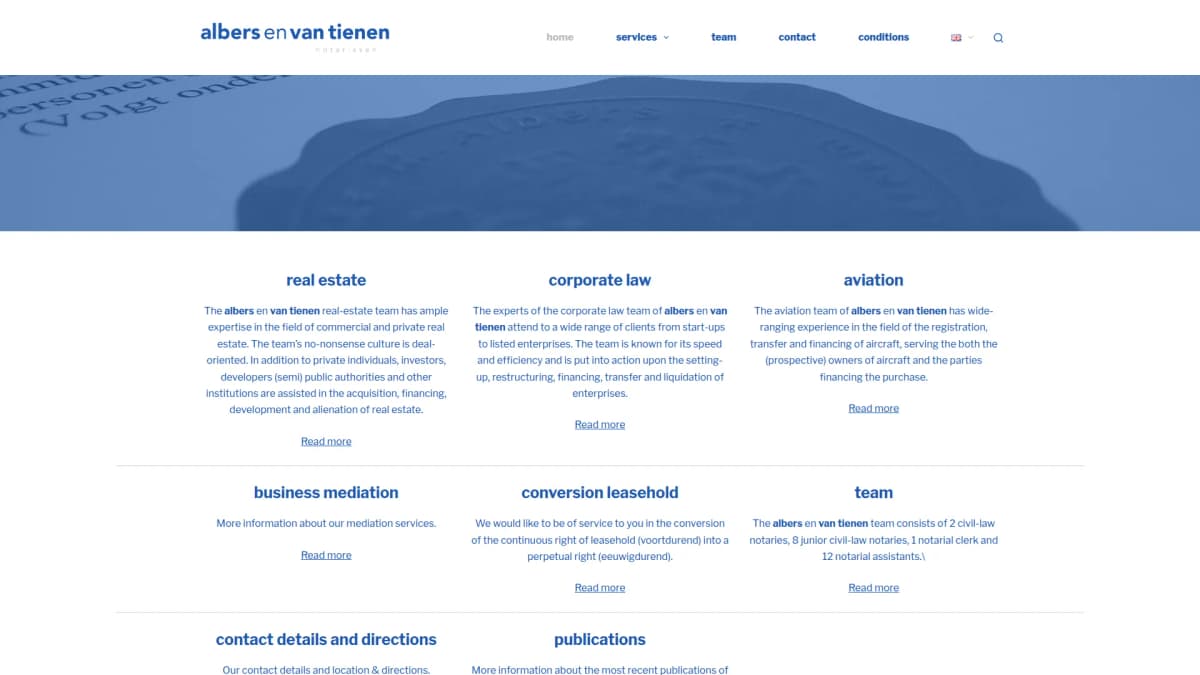 Albers en van Tienen notarissen — notariskantoor in Amsterdam