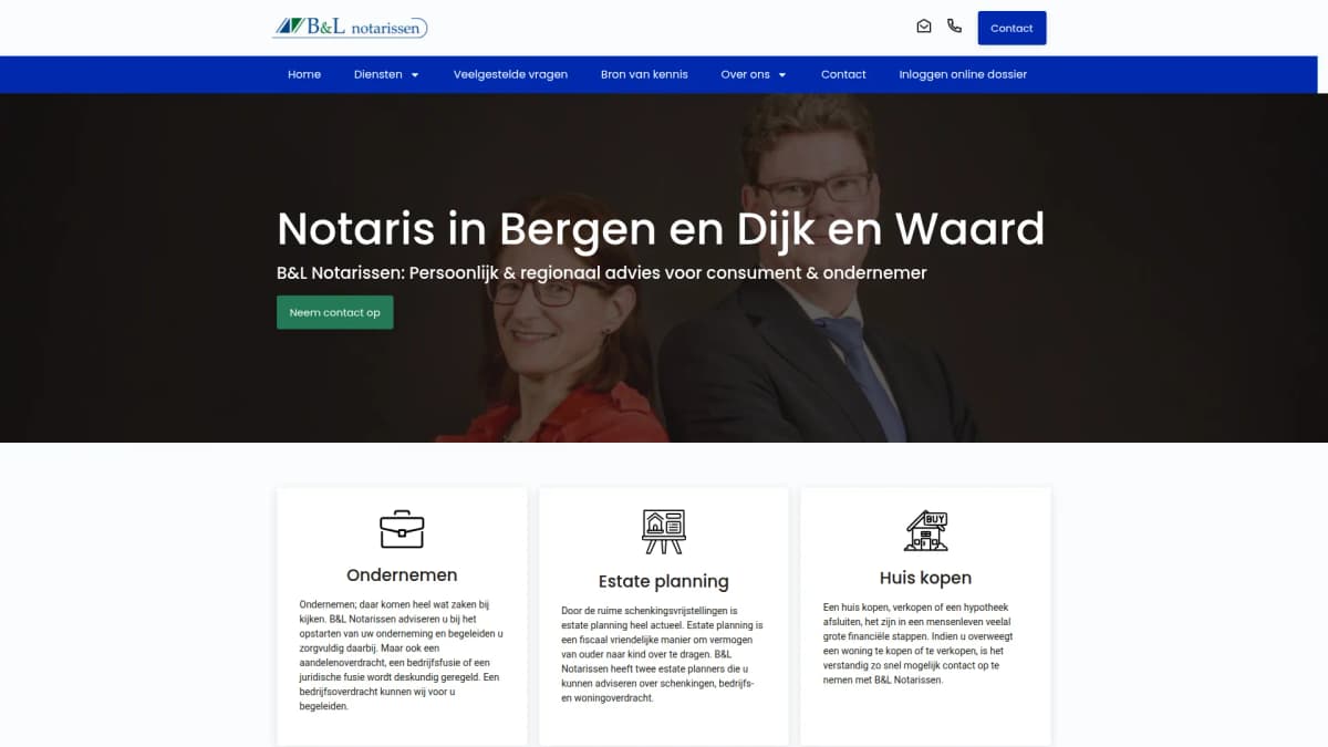 B & L Notarissen — notariskantoor in Broek op Langedijk