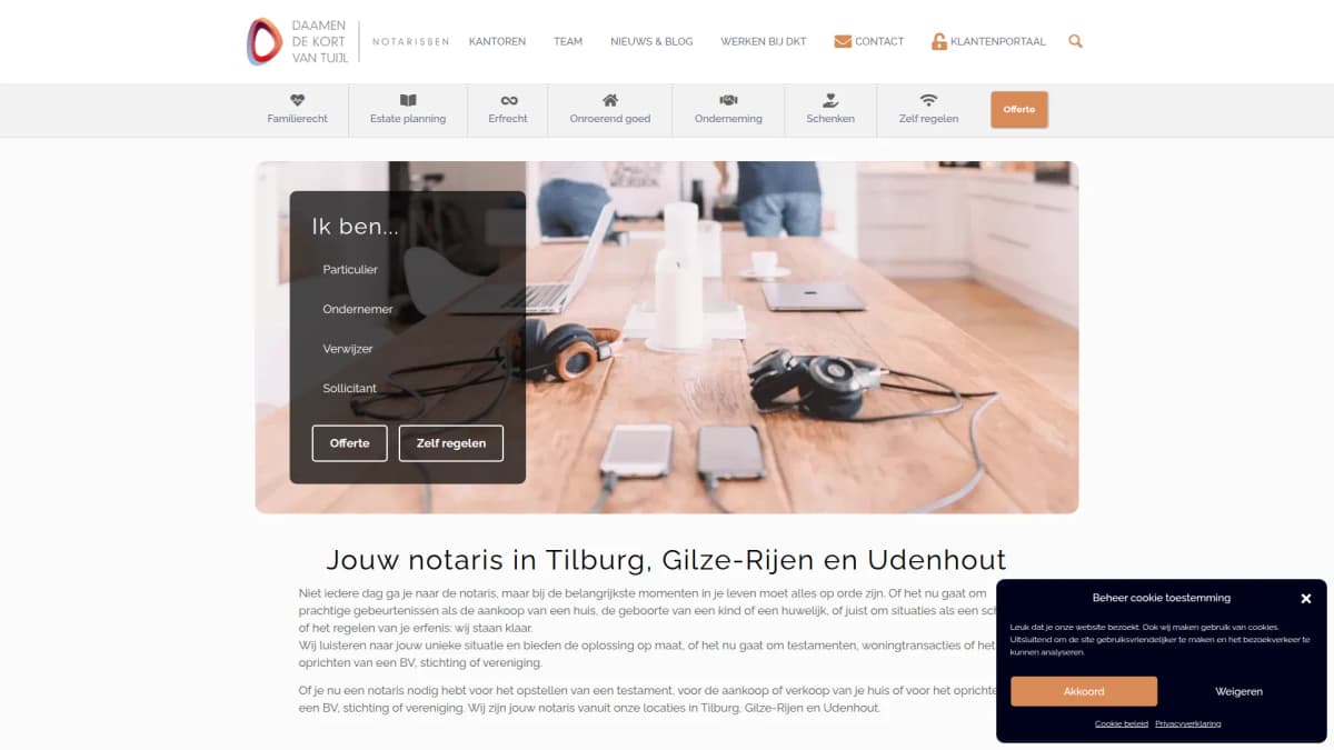 Daamen de Kort van Tuijl Notarissen B.V. — notariskantoor in Tilburg