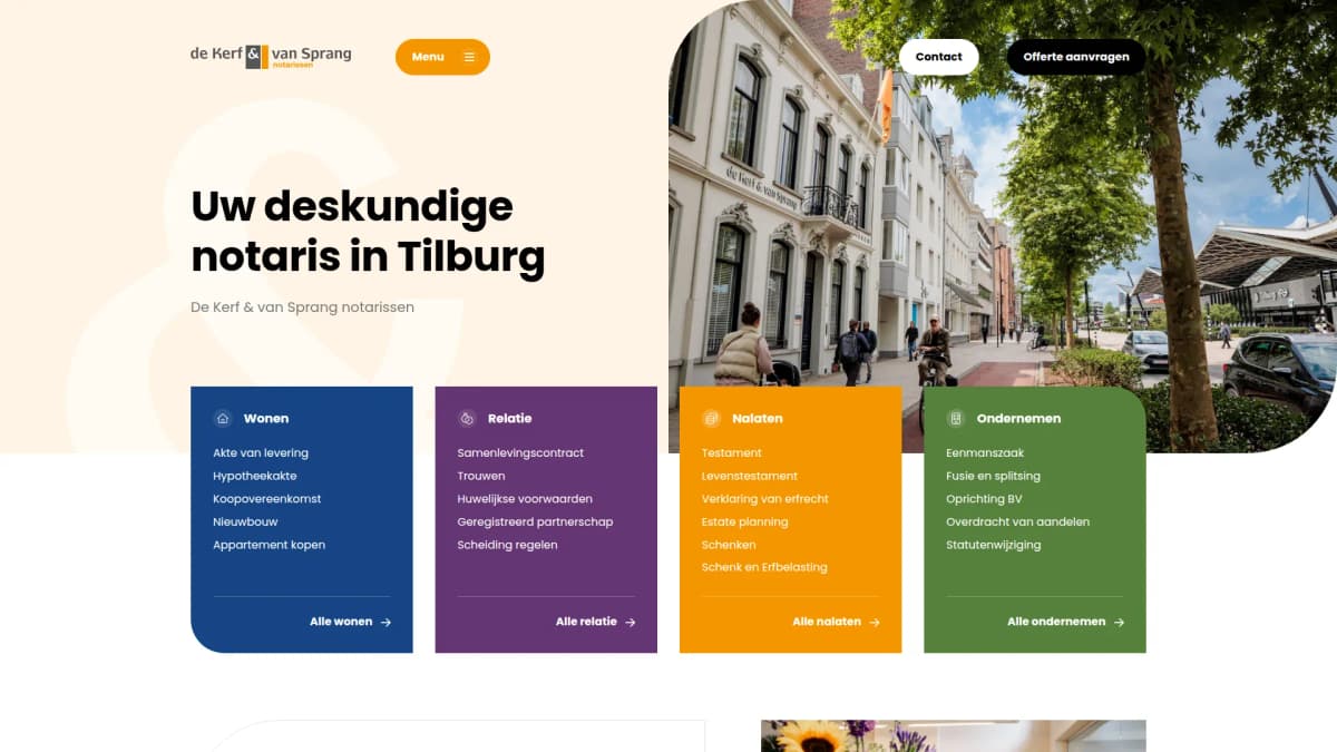 De Kerf & Van Sprang Notarissen — notariskantoor in Tilburg