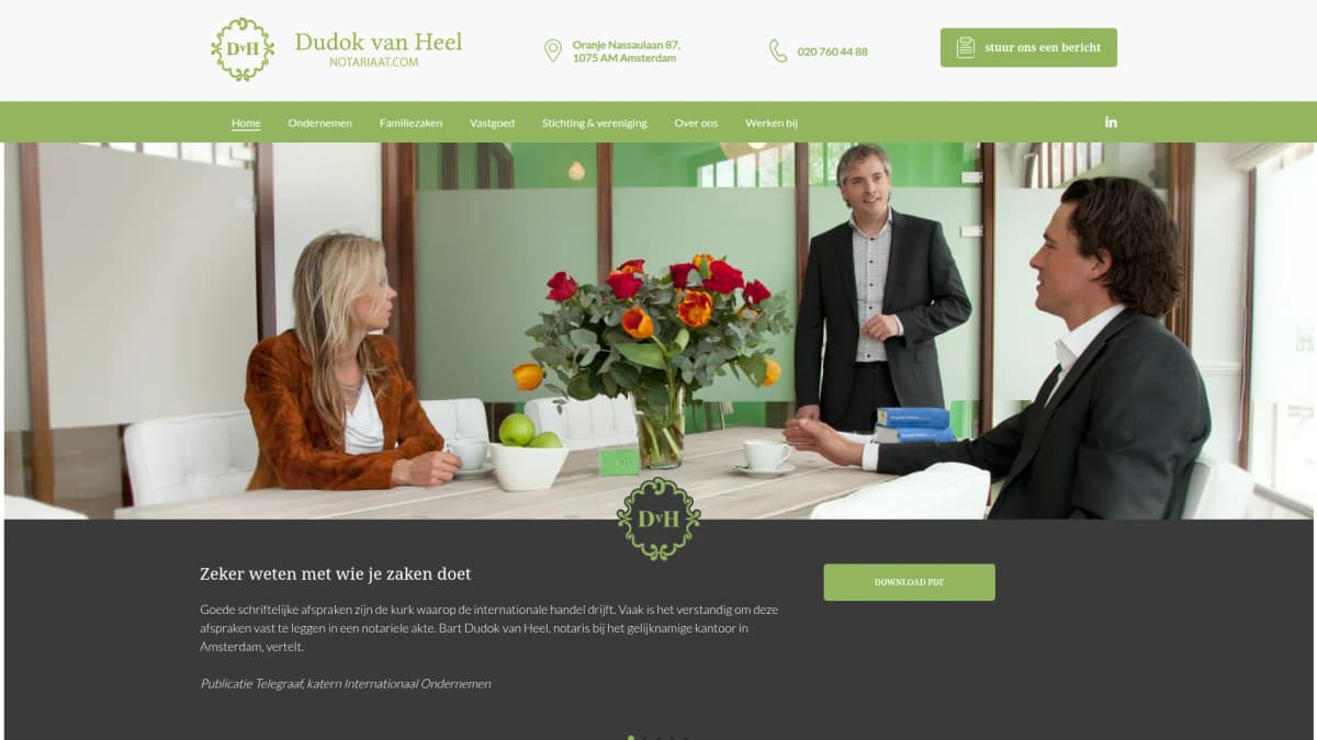 Dudok van Heel Notariaat — notariskantoor in Amsterdam