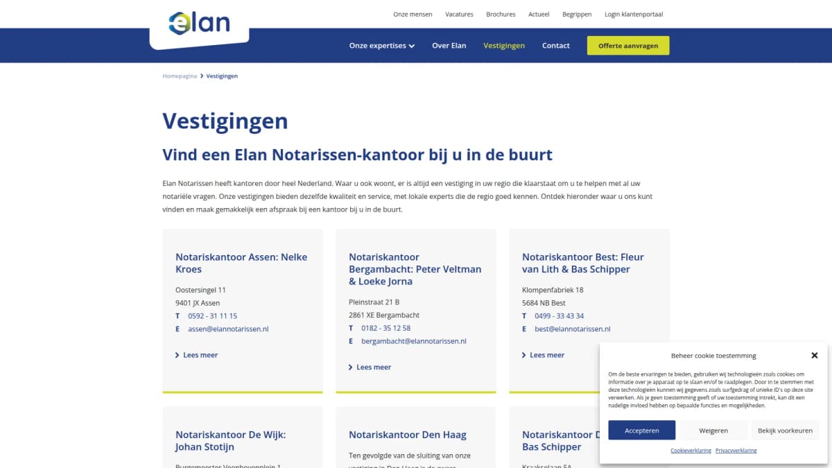 Elan Notarissen Harlingen — notariskantoor in Harlingen