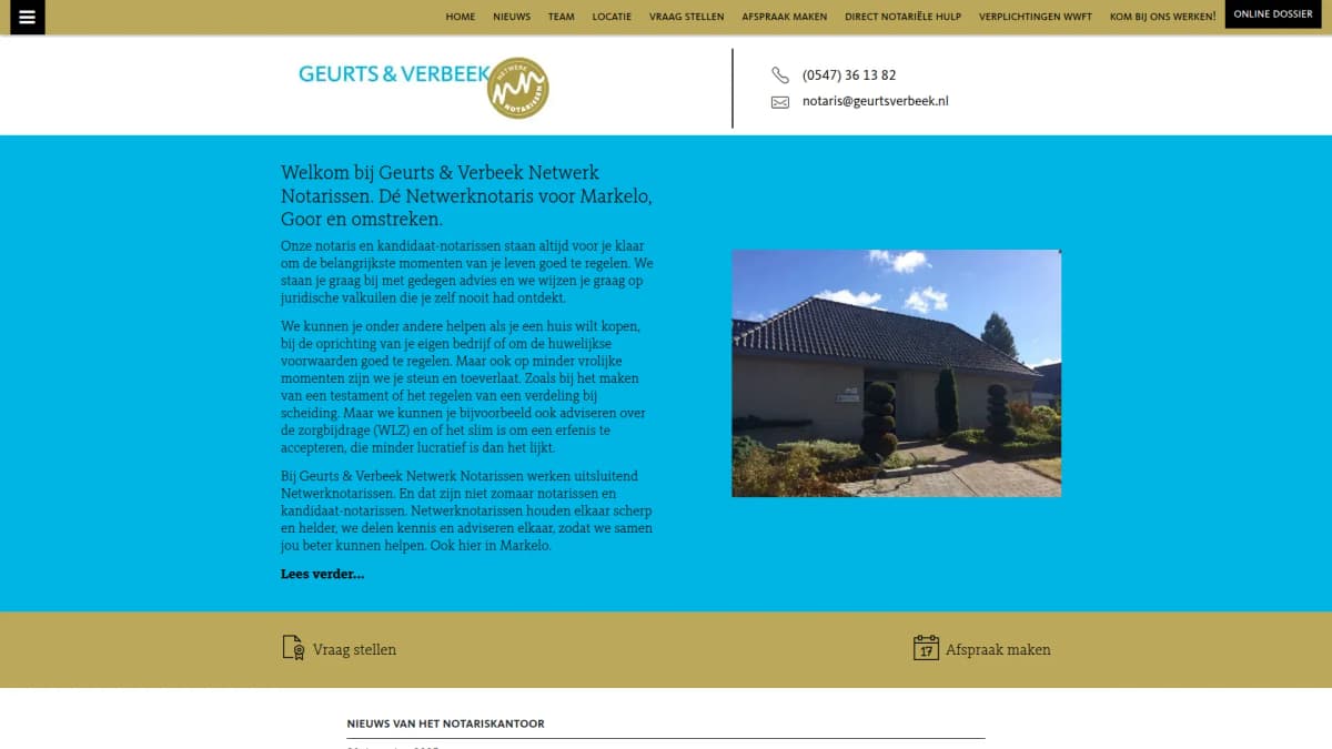 Geurts & Verbeek Netwerk Notarissen — notariskantoor in Markelo