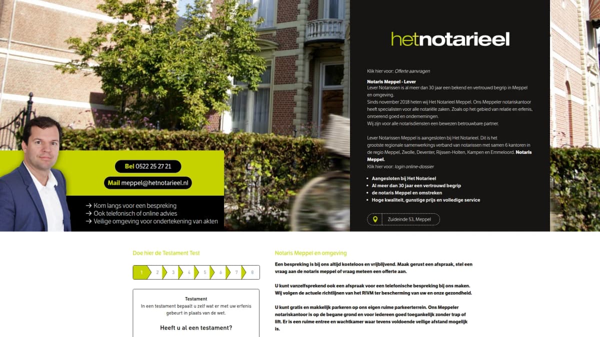 Het Notarieel Meppel | notaris Lever — notariskantoor in Meppel
