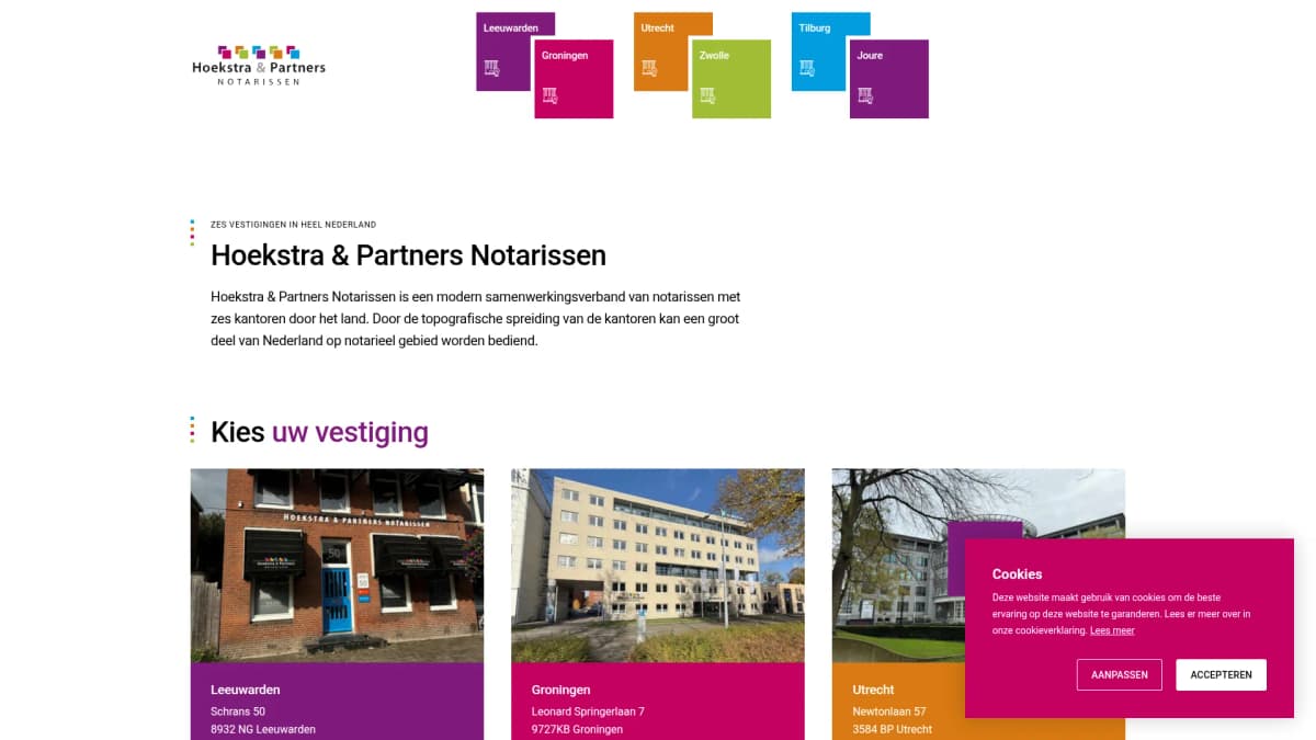 Hoekstra & Partners Notarissen Utrecht I B.V. — notariskantoor in Utrecht