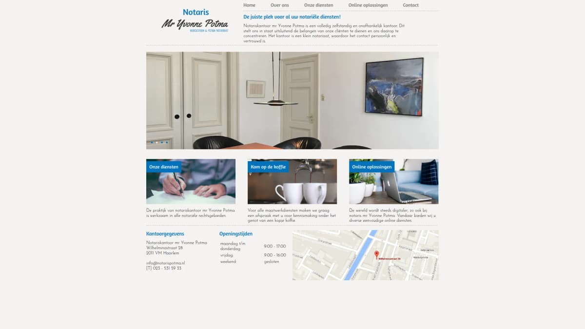 Hoogesteijn & Potma notariaat — notariskantoor in Haarlem