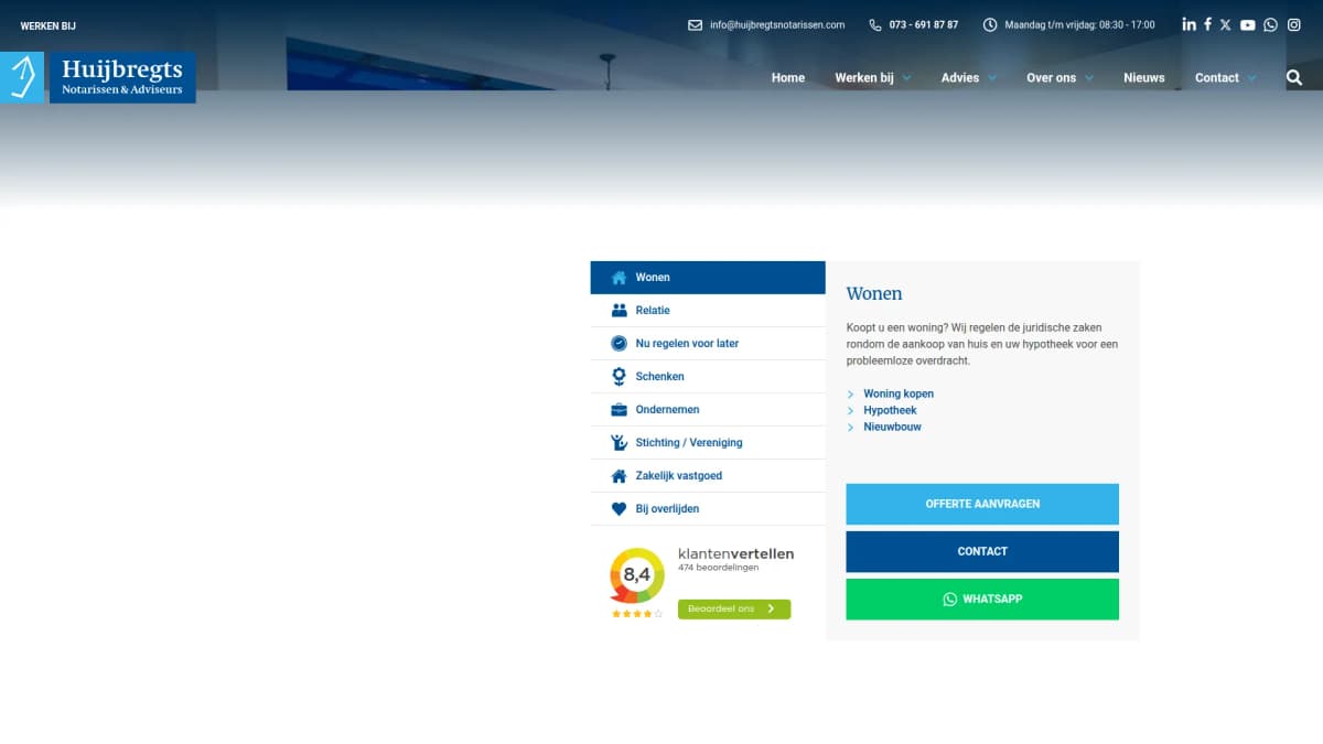 Huijbregts Notarissen & Adviseurs — notariskantoor in Den Bosch