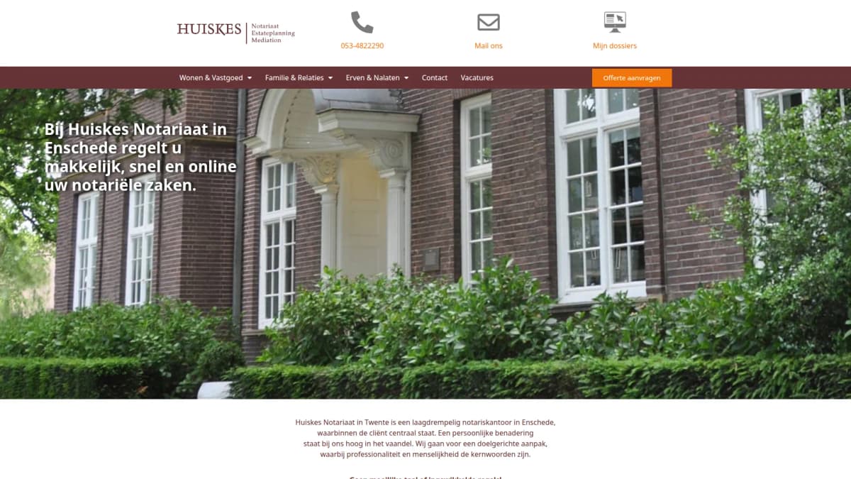 Huiskes Notariaat — notariskantoor in Enschede