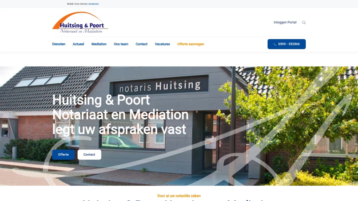 Huitsing & Poort Notariaat en Mediation — notariskantoor in Middelstum