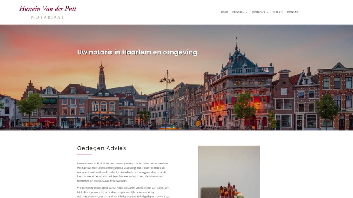 Hussain Van der Putt, Notariaat — notariskantoor in Haarlem