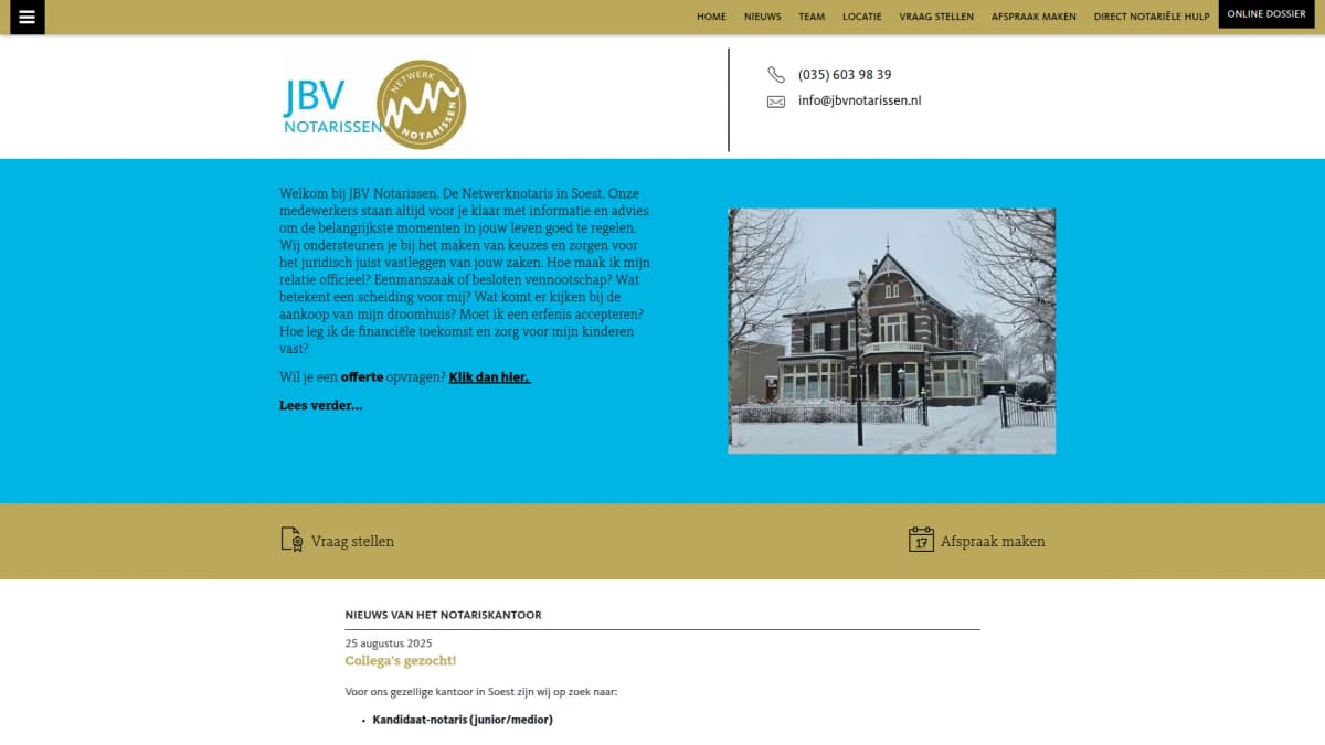 JBV Notarissen — notariskantoor in Soest