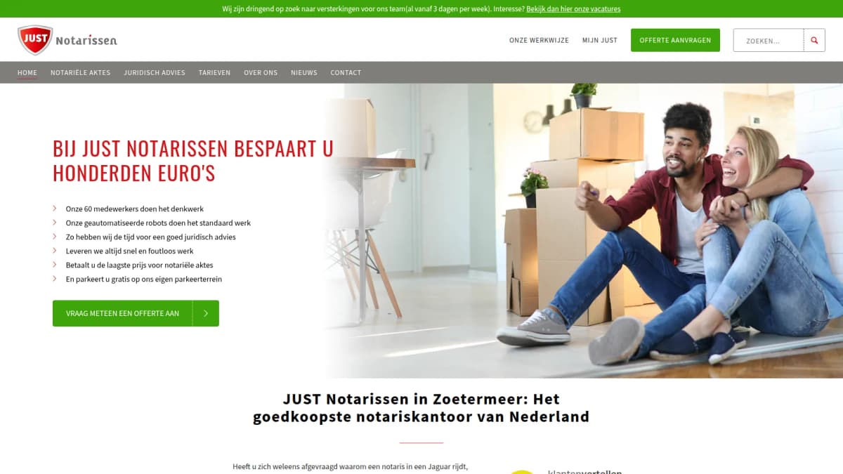 Just Notarissen — notariskantoor in Zoetermeer