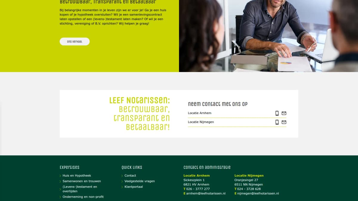 Leef Notarissen — notariskantoor in Arnhem