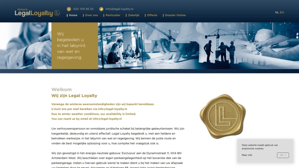 Legal Loyalty — notariskantoor in Amsterdam