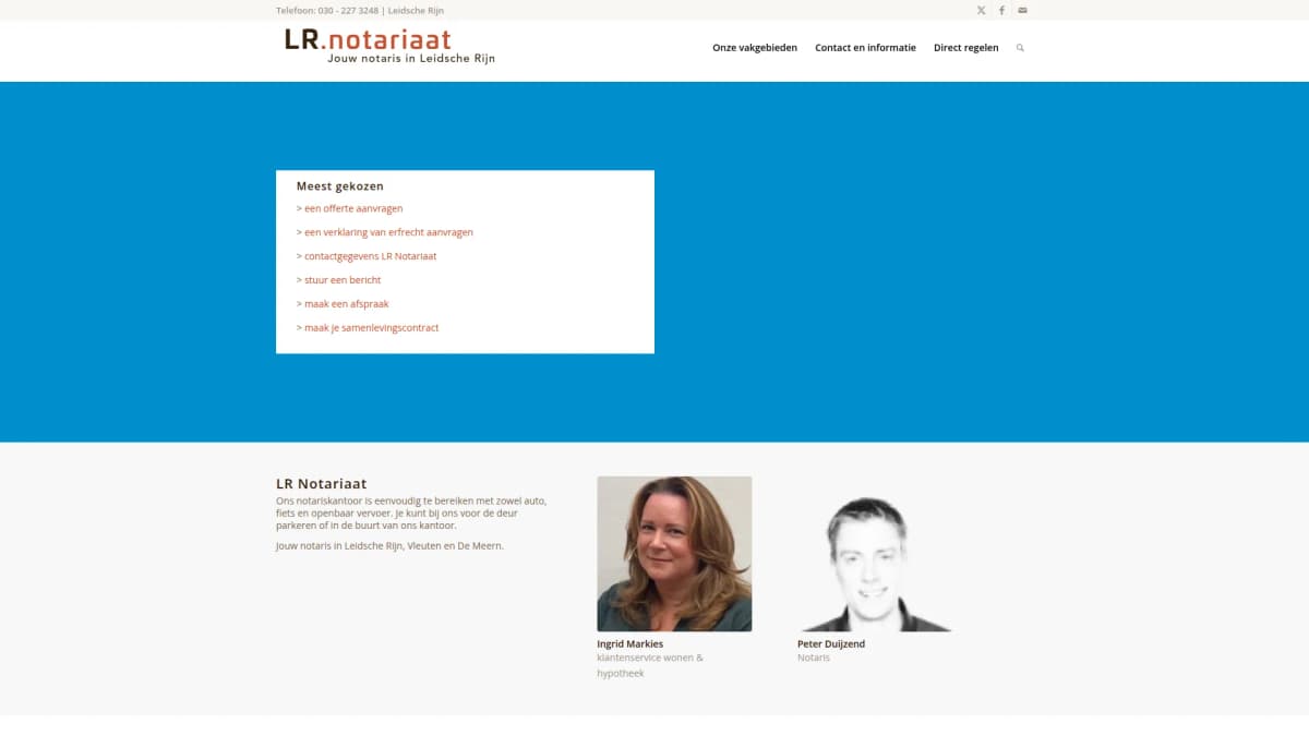 LR notariaat — notariskantoor in De Meern