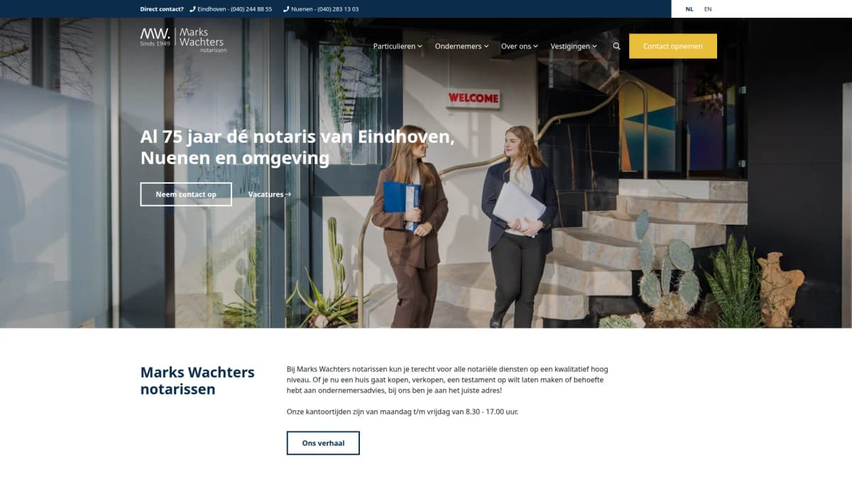 Marks Wachters notarissen Nuenen B.V. — notariskantoor in Nuenen