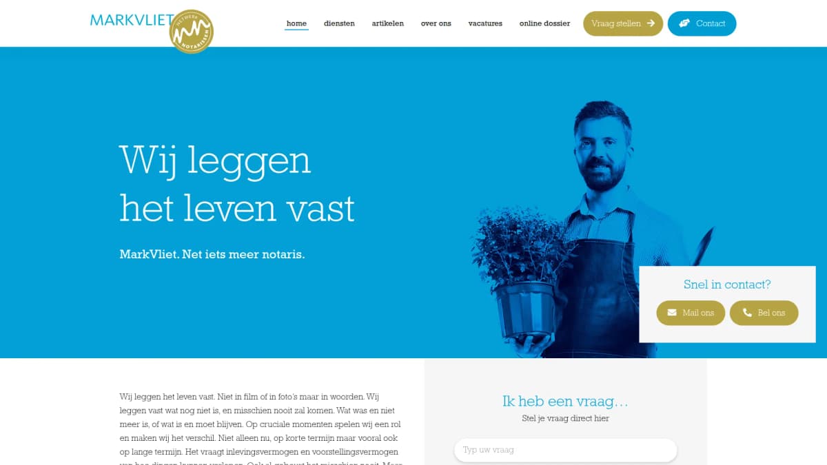 MarkVliet Netwerk Notarissen B.V. — notariskantoor in Oudenbosch