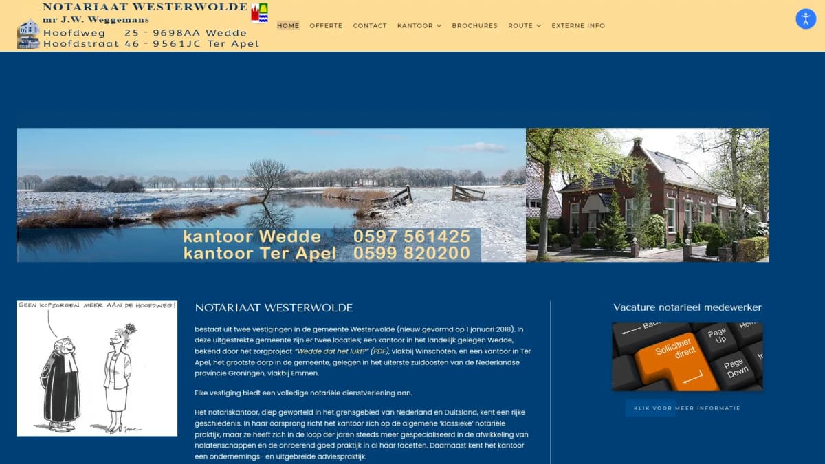 Notariaat Westerwolde — notariskantoor in Wedde