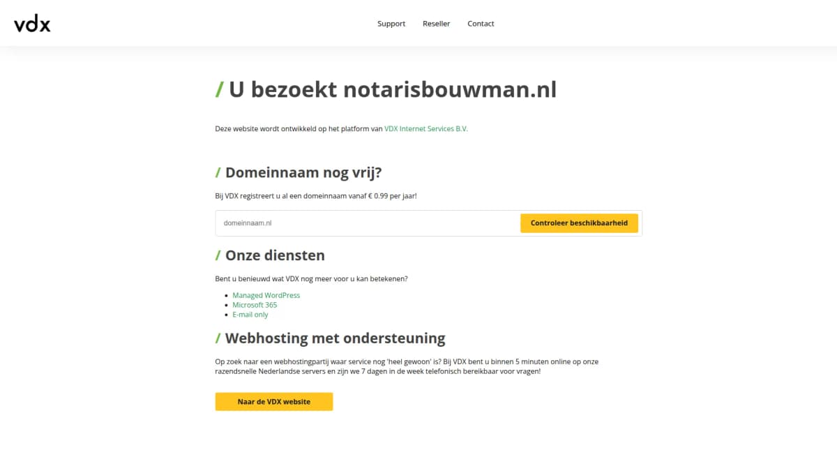Notaris Bouwman — notariskantoor in Vlissingen