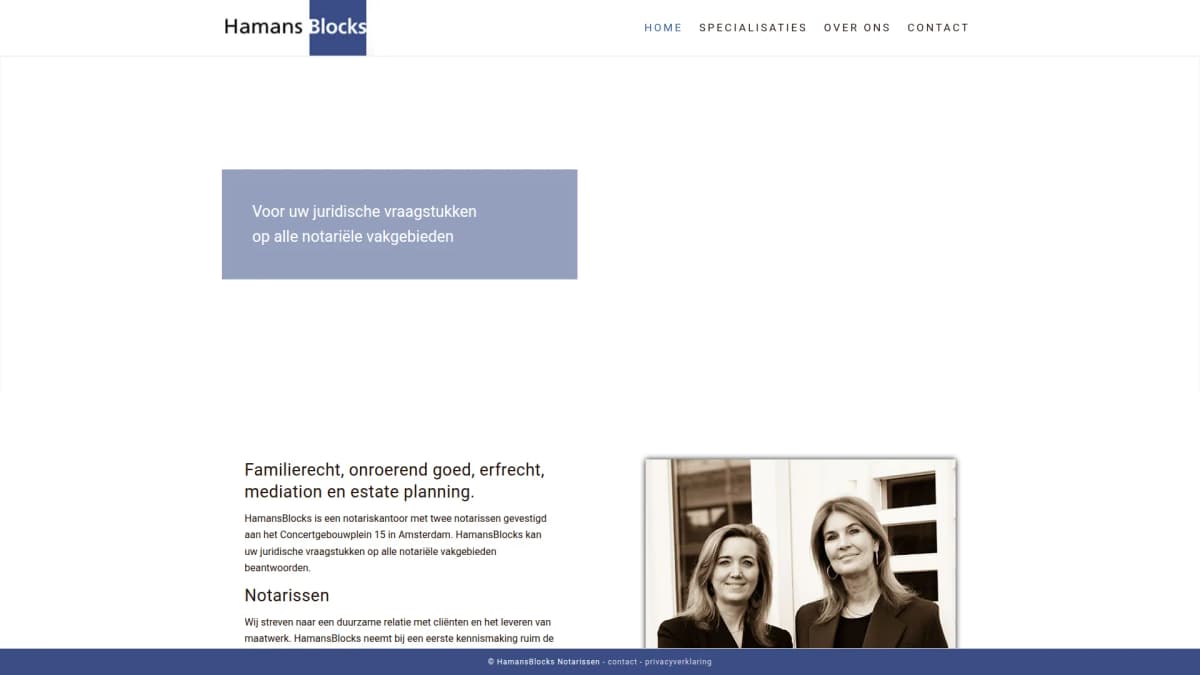Notariskantoor HamansBlocks — notariskantoor in Amsterdam
