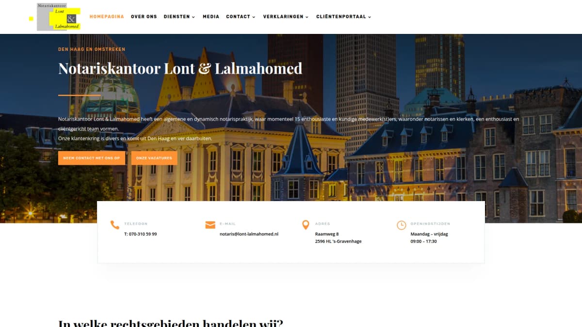 Notariskantoor Lont & Lalmahomed — notariskantoor in Den Haag