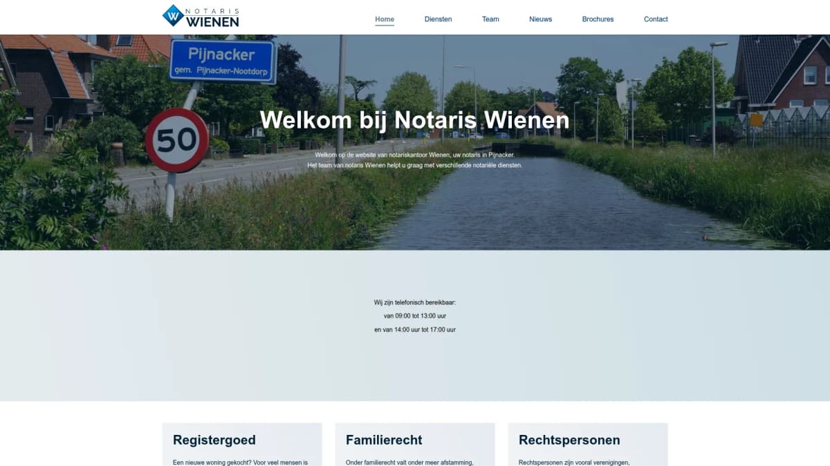 Notariskantoor mr. J.D. Wienen — notariskantoor in Pijnacker