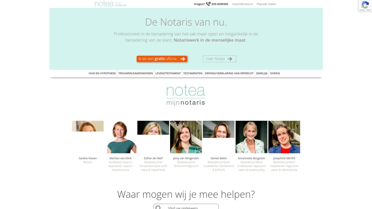 Notariskantoor Notea — notariskantoor in Hilversum