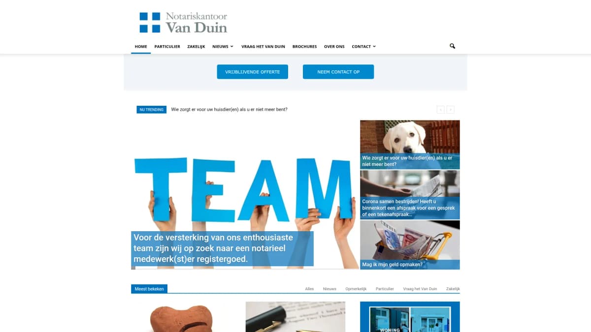 Notariskantoor Van Duin — notariskantoor in Castricum