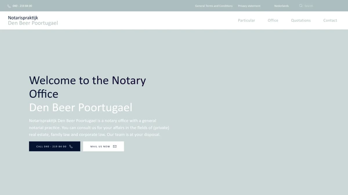 Notarispraktijk Den Beer Poortugael — notariskantoor in Eindhoven