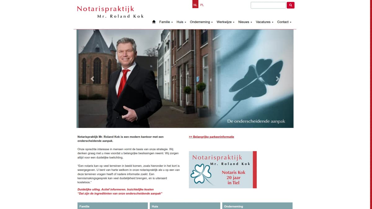 Notarispraktijk mr. Roland Kok — notariskantoor in Tiel