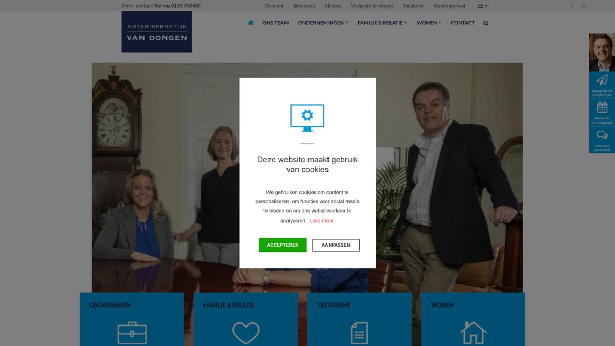 Notarispraktijk Van Dongen — notariskantoor in Middelburg
