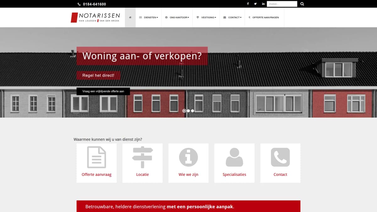 Notarissen Van Leussen Van den Broek — notariskantoor in Molenaarsgraaf