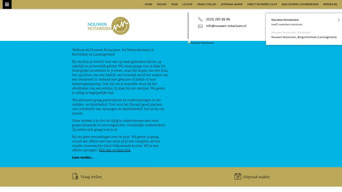 Nouwen Notarissen — notariskantoor in Bergschenhoek