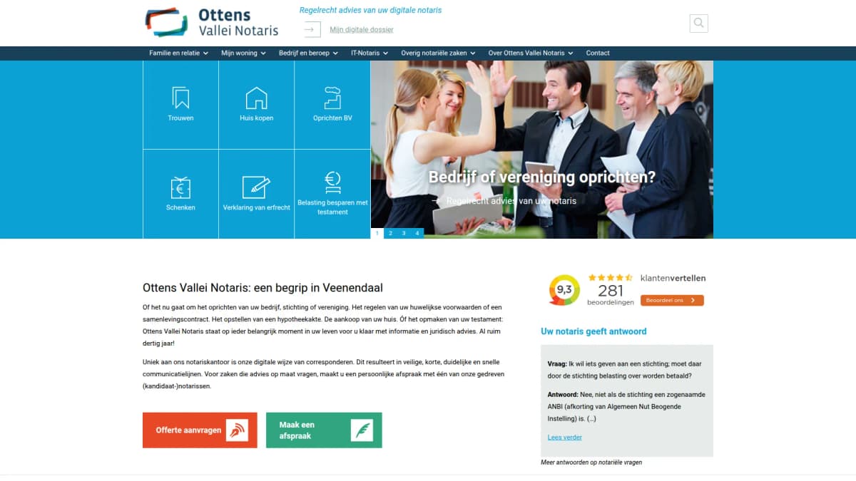 Ottens Vallei Notaris — notariskantoor in Veenendaal