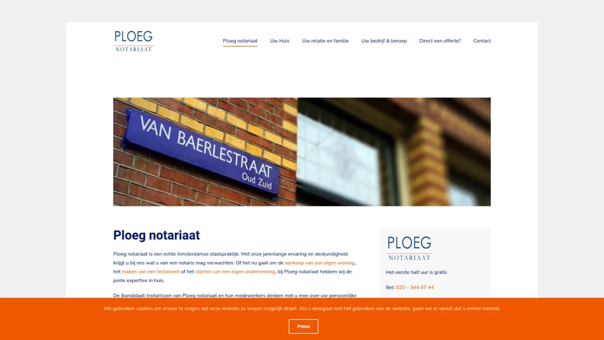 Ploeg notariaat B.V. — notariskantoor in Amsterdam