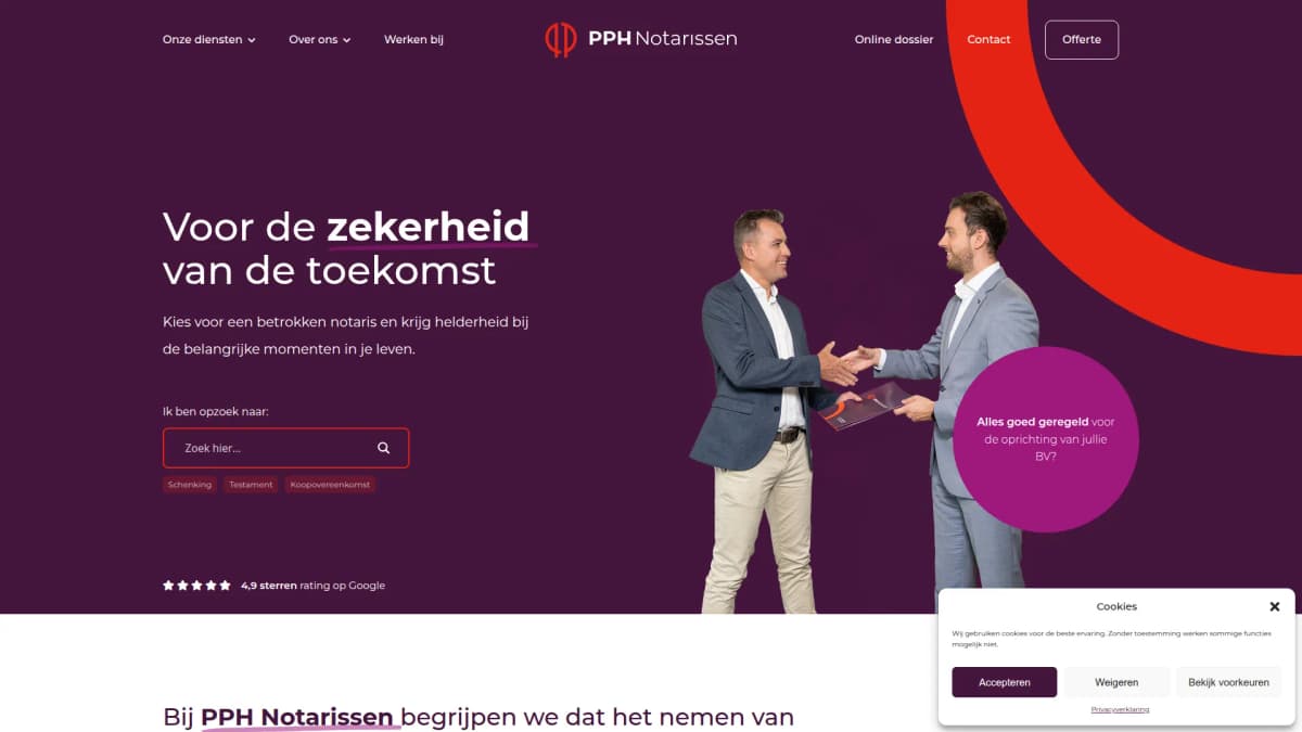 PPH Notarissen B.V. — notariskantoor in Oss