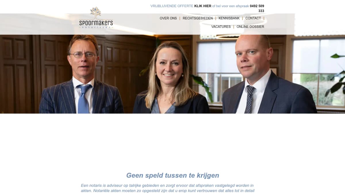 Spoormakers Notarissen — notariskantoor in Helmond