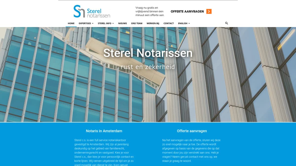 Sterel c.s., Notariaat, Estate Planning & Mediation — notariskantoor in Amsterdam