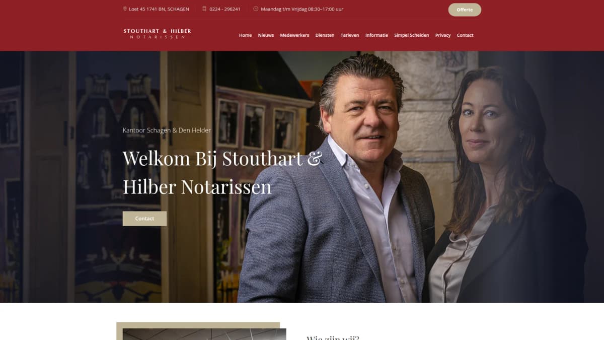 Stouthart & Hilber Notarissen — notariskantoor in Schagen