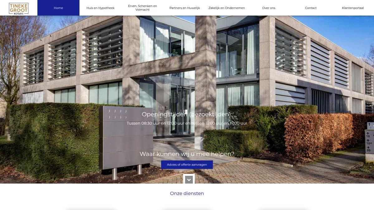 Tineke Groot Notaris B.V. — notariskantoor in Oisterwijk