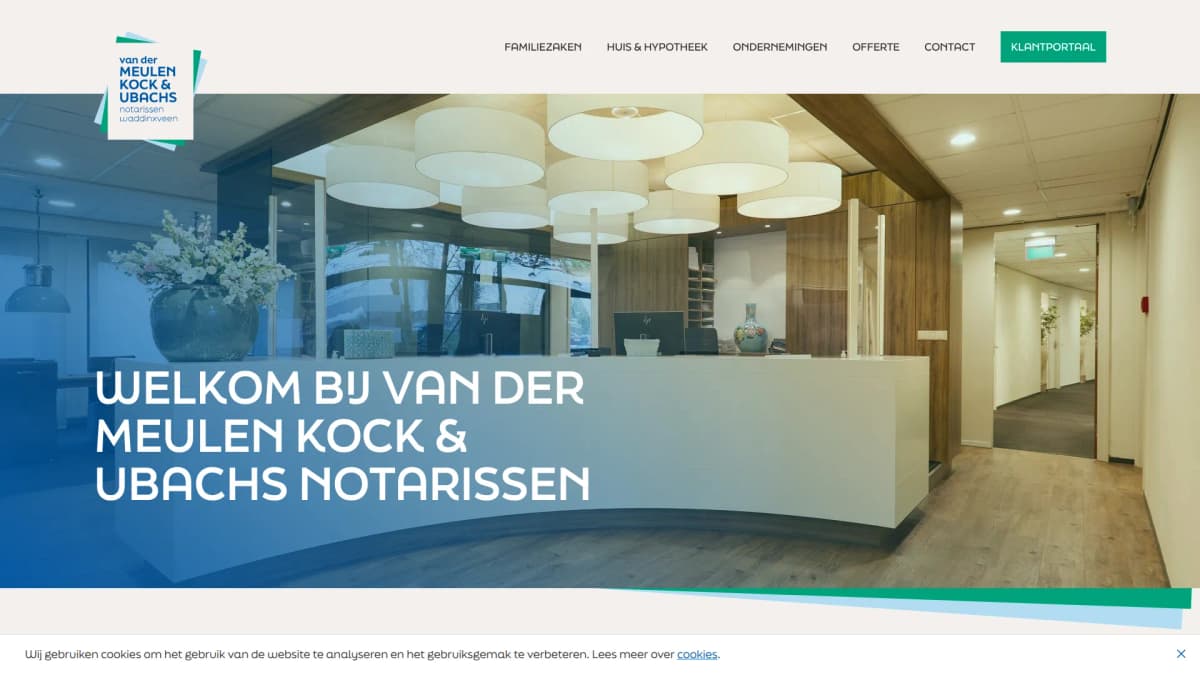 Van der Meulen, Kock & Ubachs notarissen — notariskantoor in Waddinxveen