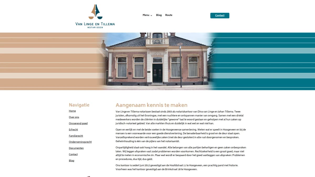 Van Linge en Tillema notarissen — notariskantoor in Hoogeveen