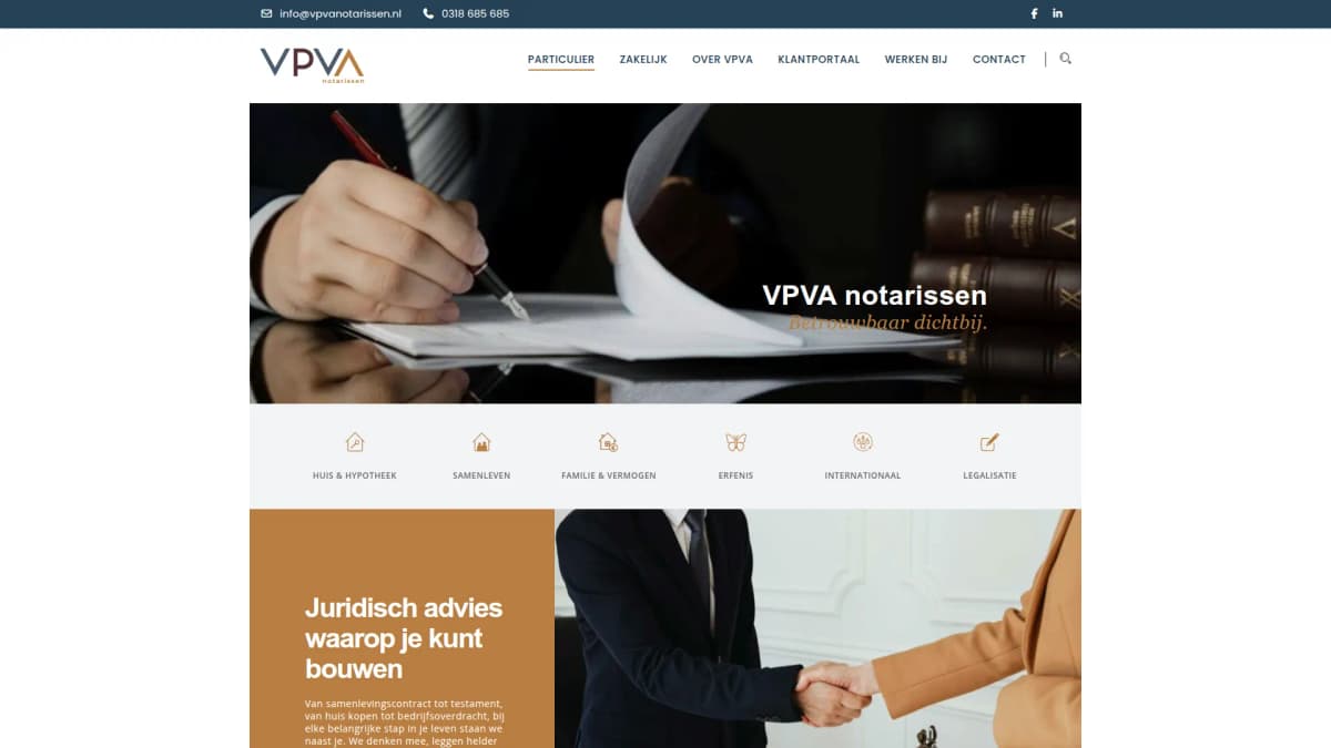 Van Putten Van Apeldoorn notarissen — notariskantoor in Lunteren