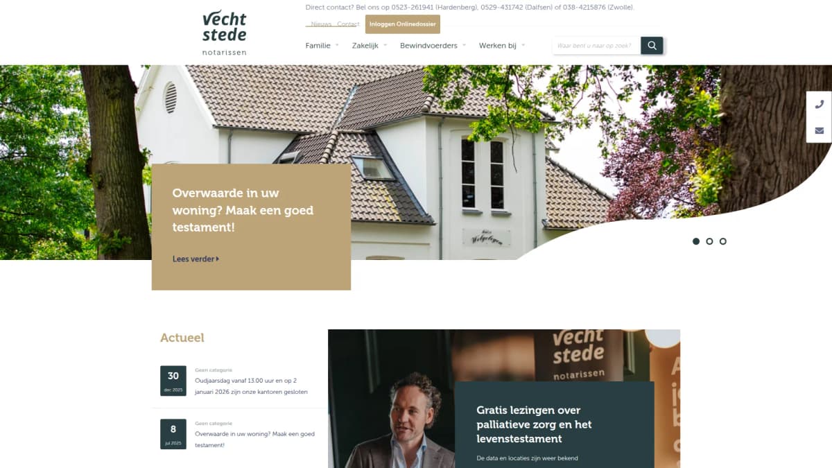 Vechtstede Notarissen — notariskantoor in Zwolle
