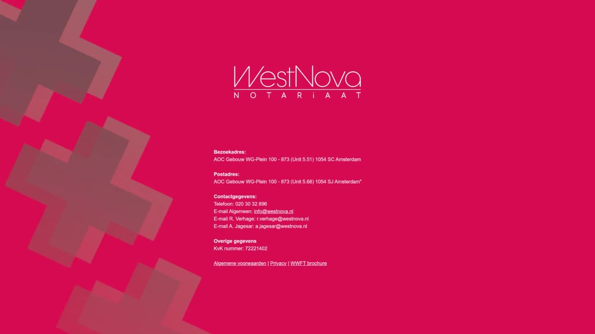 WestNova — notariskantoor in Amsterdam