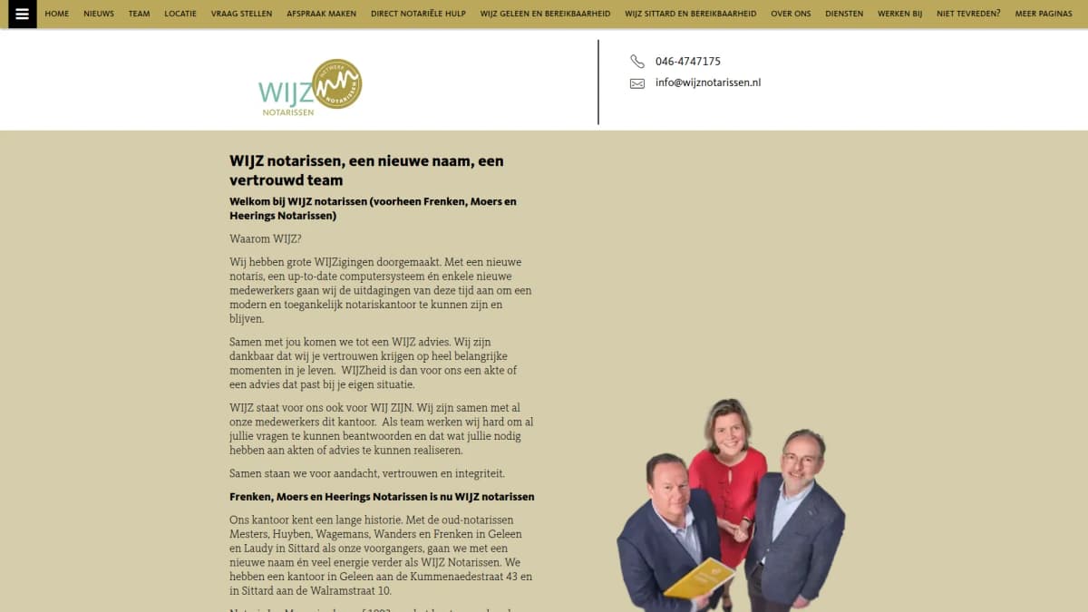 WIJZ Notarissen — notariskantoor in Sittard