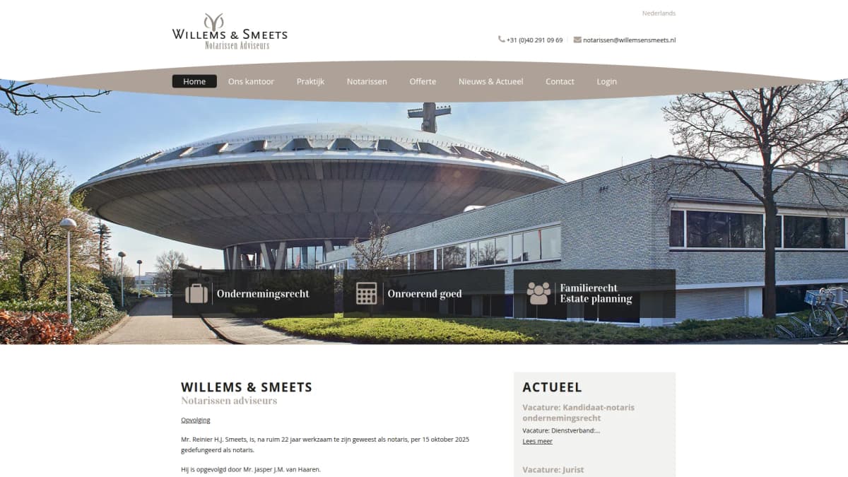 Willems & Smeets notarissen — notariskantoor in Eindhoven